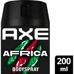 Jumbo AXE Deodorant Bodyspray Africa 200 ml aanbieding