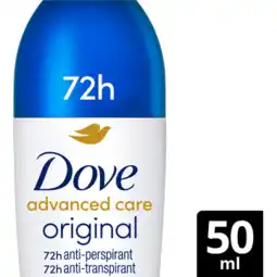 Jumbo Dove Advanced Care Anti-Transpirant Deodorant Roller Original 50 ML aanbieding