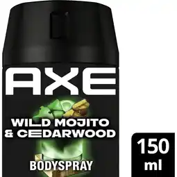 Jumbo Axe Deodorant Bodyspray Wild Mojito & Cedarwood 150 ml aanbieding