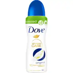Jumbo Dove Advanced Care Anti-Transpirant Deodorant Spray Original 100 ml aanbieding