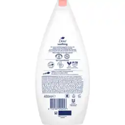 Jumbo Dove Soothing Caring Bath Badcrème Amandelolie & Hibiscus 450 ml aanbieding