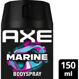 Jumbo Axe Deodorant Bodyspray Marine 150 ML aanbieding