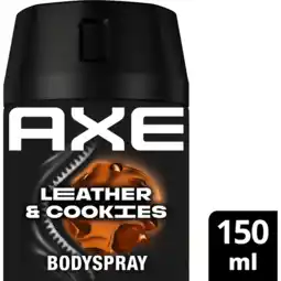 Jumbo AXE Deodorant Bodyspray Leather & Cookies 150 ml aanbieding