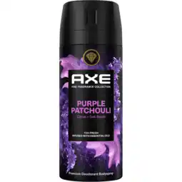 Jumbo AXE Fine Fragrance Collection Premium Deodorant Bodyspray Purple Patchouli 150 ml aanbieding