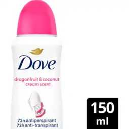 Jumbo Dove Deo Spray Dragon Fruit Coconut 150 ML aanbieding