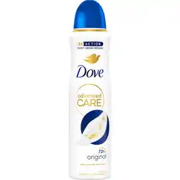 Jumbo Dove Advanced Care Anti-Transpirant Deodorant Spray Original 150 ml aanbieding