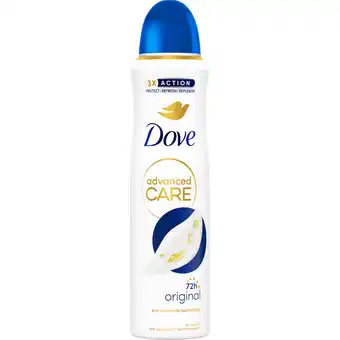 Jumbo Dove Advanced Care Anti-Transpirant Deodorant Spray Original 150 ml aanbieding