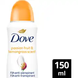 Jumbo Dove Deo Spray Passion Fruit 150 ML aanbieding