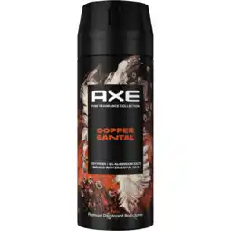 Jumbo AXE Fine Fragrance Collection Premium Deodorant Bodyspray Copper Santal 150 ml aanbieding