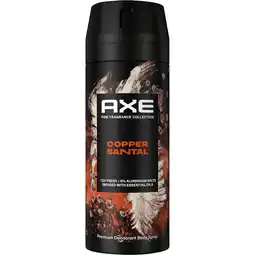 Jumbo AXE Fine Fragrance Collection Premium Deodorant Bodyspray Copper Santal 150 ml aanbieding