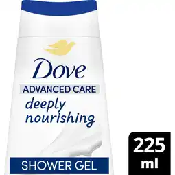 Jumbo Dove Advanced Care Verzorgende Douchegel Deeply Nourishing 225 ml aanbieding
