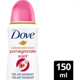 Jumbo Dove Advanced Care Anti-Transpirant Pomegranate Scent 150ML aanbieding