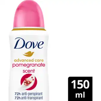 Jumbo Dove Advanced Care Anti-Transpirant Pomegranate Scent 150ML aanbieding