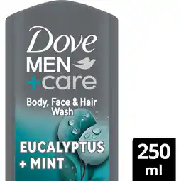 Jumbo Dove Men Care Showgel Eucalyptus Mint 250 ML aanbieding