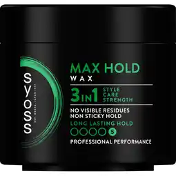 Jumbo Syoss Max Hold Wax 150 ML aanbieding