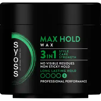 Jumbo Syoss Max Hold Wax 150 ML aanbieding