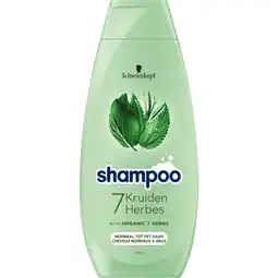 Jumbo Schwarzkopf Shampoo 7 Kruiden 400 ML aanbieding