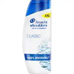 Jumbo Head & Shoulders Classic Anti-roos Shampoo 625ml aanbieding