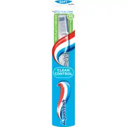Jumbo Aquafresh Clean Control Soft dagelijkse Tandenborstel 1 stuk, 100% plasticvrije verpakking aanbieding