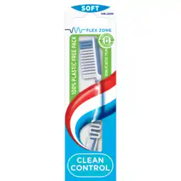 Jumbo Aquafresh Clean Control Soft dagelijkse Tandenborstel 1 stuk, 100% plasticvrije verpakking aanbieding