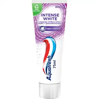 Jumbo Aquafresh Intense White Tandpasta voor wittere tanden 75ml aanbieding