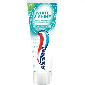 Jumbo Aquafresh White & Shine Tandpasta voor wittere tanden 75 ml aanbieding