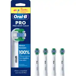 Jumbo Oral-B Pro Precision Clean Opzetborstels, 4 Stuks aanbieding