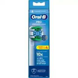 Jumbo Oral-B Pro Precision Clean Opzetborstels, 4 Stuks aanbieding
