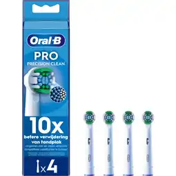 Jumbo Oral-B Pro Precision Clean Opzetborstels, 4 Stuks aanbieding