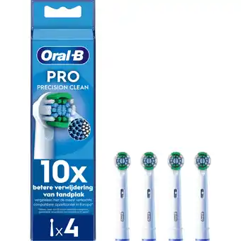 Jumbo Oral-B Pro Precision Clean Opzetborstels, 4 Stuks aanbieding