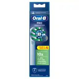 Jumbo Oral-B Pro Cross Action Opzetborstels, 4 Stuks aanbieding