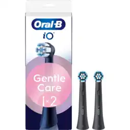 Jumbo Oral-B iO Gentle Care Zwart, Originele vervangende ronde opzetborstels, 2 aanbieding