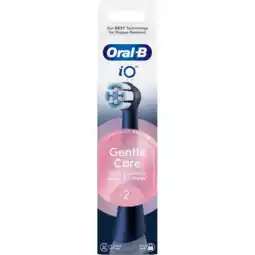 Jumbo Oral-B iO Gentle Care Zwart, Originele vervangende ronde opzetborstels, 2 aanbieding