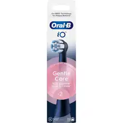 Jumbo Oral-B iO Gentle Care Zwart, Originele vervangende ronde opzetborstels, 2 aanbieding