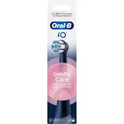 Jumbo Oral-B iO Gentle Care Zwart, Originele vervangende ronde opzetborstels, 2 aanbieding