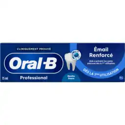 Jumbo Oral-B Tandpasta Professional Enamel Strengthening Clean Mint 75 ML aanbieding