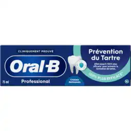 Jumbo Oral-B Tandpasta Professional Tartare Control Cleaning Crystals 75 ML aanbieding