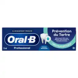 Jumbo Oral-B Tandpasta Professional Tartare Control Cleaning Crystals 75 ML aanbieding