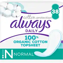 Jumbo Always Daily Cotton Protection Inlegkruisjes aanbieding