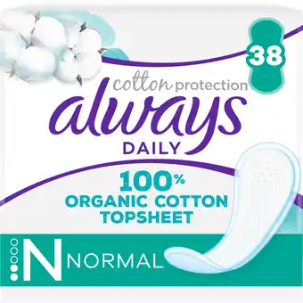 Jumbo Always Daily Cotton Protection Inlegkruisjes aanbieding