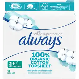 Jumbo Always Always Cotton Protection Normal Maandverband aanbieding