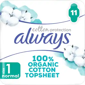 Jumbo Always Always Cotton Protection Normal Maandverband aanbieding