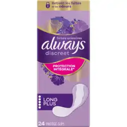 Jumbo Always Discreet Inlegkruisjes Voor Urineverlies Long Plus 24 aanbieding
