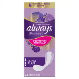 Jumbo Always Discreet Inlegkruisjes Voor Urineverlies Long Plus 24 aanbieding