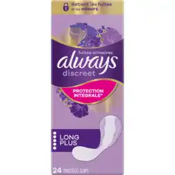 Jumbo Always Discreet Inlegkruisjes Voor Urineverlies Long Plus 24 aanbieding
