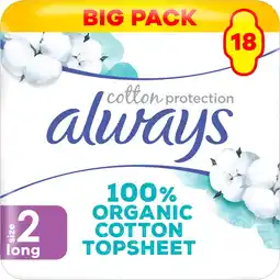 Jumbo Always Always Cotton Protection Ultra Long Maandverbanden aanbieding