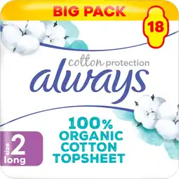 Jumbo Always Always Cotton Protection Ultra Long Maandverbanden aanbieding