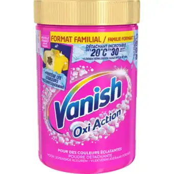 Jumbo Vanish Oxi Action Wasbooster Poeder - Vlekverwijderaar Voor Gekleurde Was - 720g aanbieding