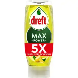 Jumbo Dreft MaxPower Lemon Vloeibaar Afwasmiddel 730ml aanbieding
