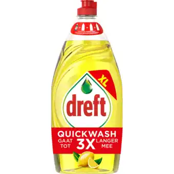 Jumbo Dreft Platinum Quickwash Citroen Vloeibaar Afwasmiddel 520ml aanbieding